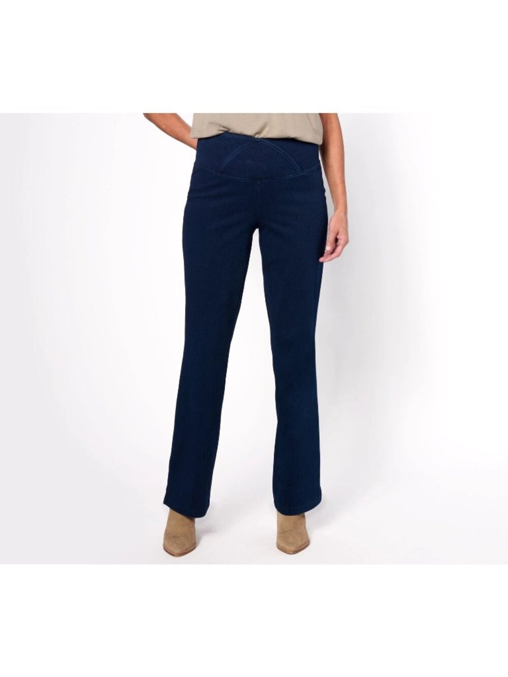 Women with Control Flare Pants Size 32W Regular Elite Prime Stretch Denim Retro